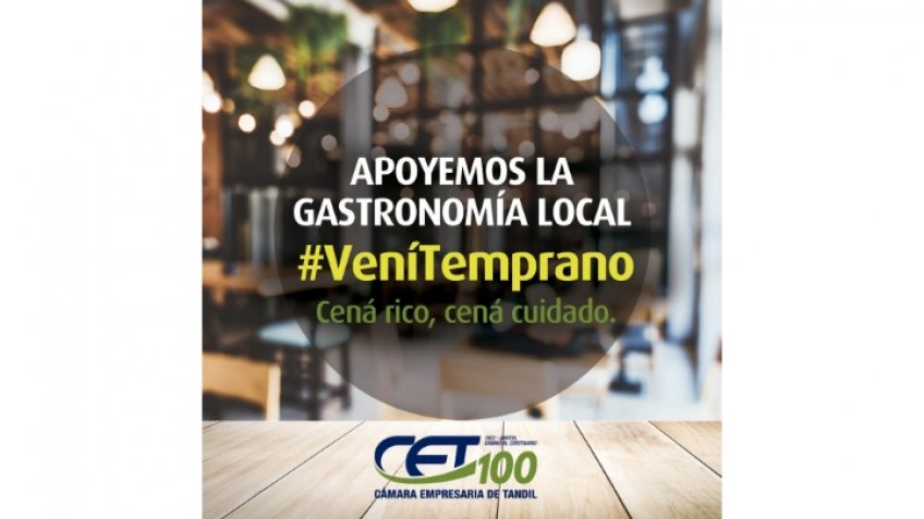 La Cámara Empresaria impulsa la campaña "Vení Temprano" apoyando al sector gastronómico